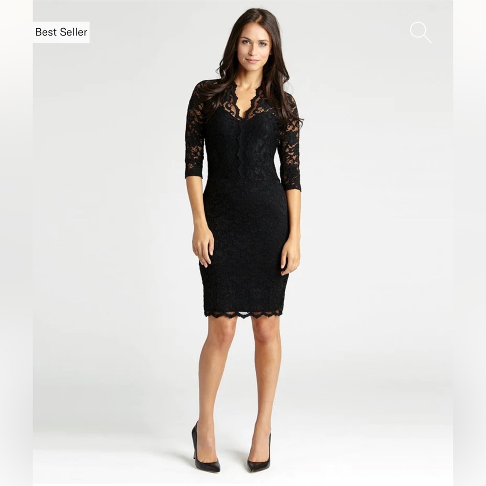 Karen Kane Black Lace Dress (M)